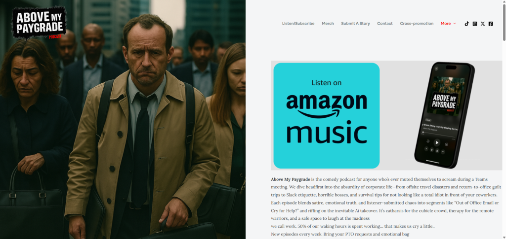 homepage web abovemypaygradepodcast com